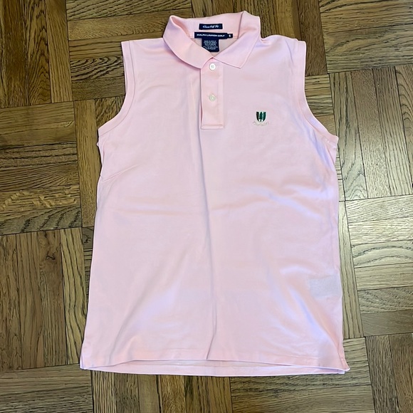 Sleeveless Classic Ralph Lauren Golf Polo with Pine Valley Golf Course Logo - Picture 1 of 6